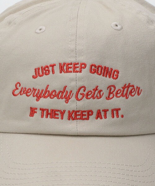 green label relaxing（グリーンレーベルリラクシング）の「メッセージ ロゴキャップ / CAP（キャップ・レディース・ダークグレー/ライトブルー/ナチュラル・FREE）」の19枚目の写真