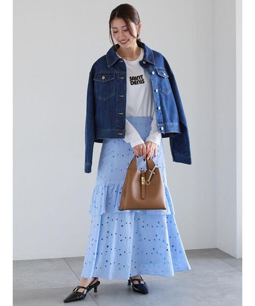 Te chichi(テチチ)の「ハブラシ刺繍ロゴロンT(Tシャツ/カットソー・レディース・オフホワイト・F)」の13枚目の写真