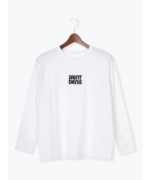 Te chichi(テチチ)の「ハブラシ刺繍ロゴロンT(Tシャツ/カットソー・レディース・オフホワイト・F)」の10枚目の写真