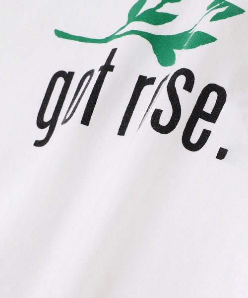ROSE BUD(ローズバッド)の「GOT ROSE Tシャツ(Tシャツ/カットソー・レディース・ホワイト/ブラック・ONE SIZE)」の16枚目の写真