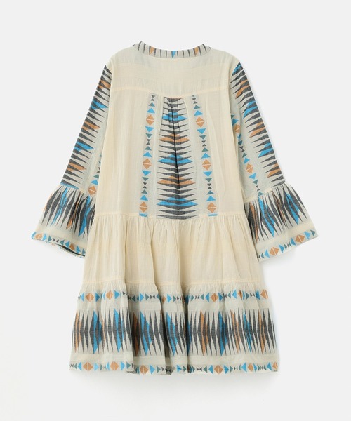 ROSE BUD(ローズバッド)の「(DEVOTION TWINS)TUNIC DRESS(ワンピース・レディース・ブルー・ONE SIZE)」の6枚目の写真