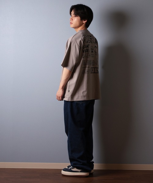 POLeR（ポーラー）の「【ムラサキスポーツ限定】POLER/ポーラー 半袖Tシャツ ビッグシルエット 吸湿速乾 259MCV0017（Tシャツ/カットソー・メンズ・ブラック/グレイッシュベージュ/ホワイト・M/L/XL）」の16枚目の写真