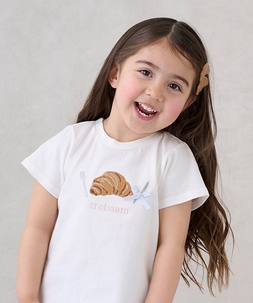 petit main（プティマイン）の「パンヘアクリップ2P（ヘアピン・キッズ・ベージュ/ブラウン・F）」の6枚目の写真