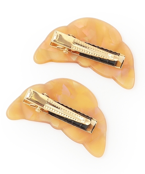 petit main（プティマイン）の「パンヘアクリップ2P（ヘアピン・キッズ・ベージュ/ブラウン・F）」の9枚目の写真