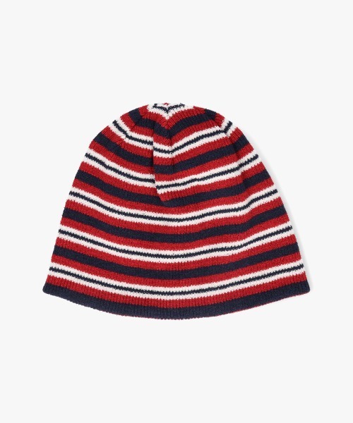 FILA（フィラ）の「FILA  KNIT BORDER SHORT BEANIE / フィラ（ニットキャップ/ビーニー・レディース・ホワイト/レッド・57~59cm）」の10枚目の写真