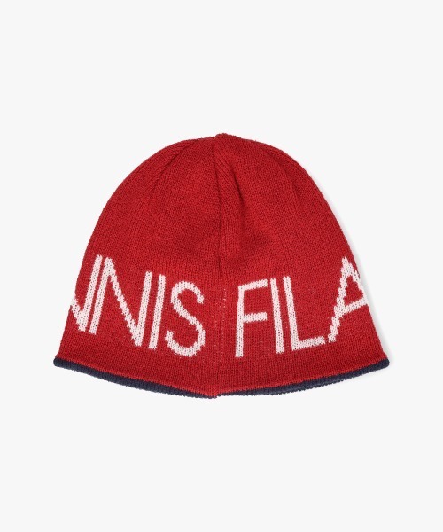 FILA（フィラ）の「FILA  KNIT BORDER SHORT BEANIE / フィラ（ニットキャップ/ビーニー・レディース・ホワイト/レッド・57~59cm）」の13枚目の写真
