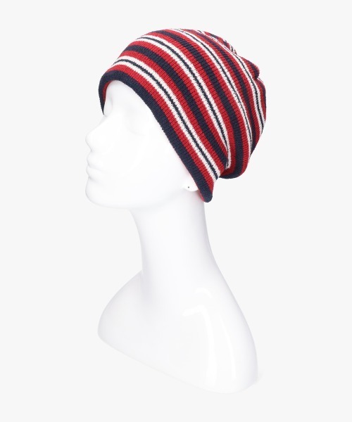 FILA（フィラ）の「FILA  KNIT BORDER SHORT BEANIE / フィラ（ニットキャップ/ビーニー・レディース・ホワイト/レッド・57~59cm）」の14枚目の写真