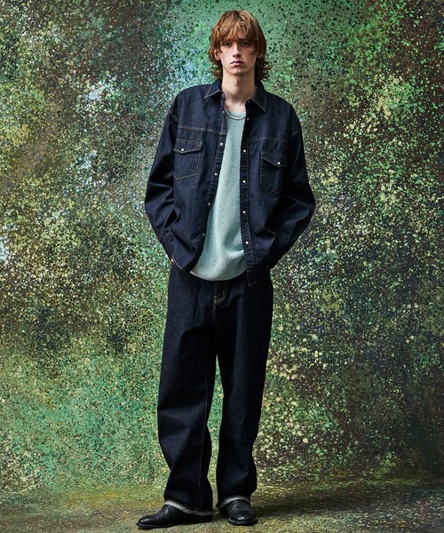 MSML（エムエスエムエル）の「DENIM SHIRT / ONE WASHED（シャツ/ブラウス・メンズ・インディゴブルー・XL/L/M/S）」の12枚目の写真