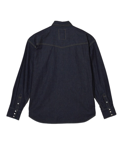 MSML（エムエスエムエル）の「DENIM SHIRT / ONE WASHED（シャツ/ブラウス・メンズ・インディゴブルー・XL/L/M/S）」の13枚目の写真