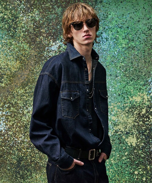 MSML（エムエスエムエル）の「DENIM SHIRT / ONE WASHED（シャツ/ブラウス・メンズ・インディゴブルー・XL/L/M/S）」の4枚目の写真
