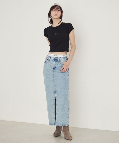 [ ] モノグラム ベビー 半袖 Tシャツ モノグラムベビーTシャツ（Tシャツ/カットソー）｜Calvin Klein