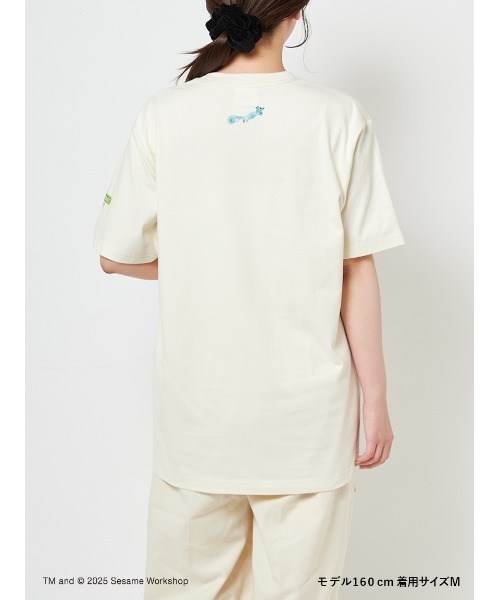 SESAME STREET（セサミストリート）の「【ヒラノトシユキ】【UNISEX】オリジナルアートTシャツ（Tシャツ/カットソー・レディース・アイボリー/チャコールグレー・MEDIUM/LARGE）」の14枚目の写真