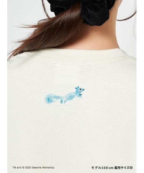 SESAME STREET（セサミストリート）の「【ヒラノトシユキ】【UNISEX】オリジナルアートTシャツ（Tシャツ/カットソー・レディース・アイボリー/チャコールグレー・MEDIUM/LARGE）」の15枚目の写真