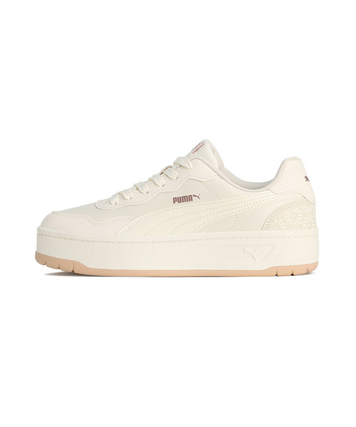 PUMA(プーマ)の「PUMA プーマ ウィメンズ コート ラリー SKYE LC スニーカー(スニーカー・レディース・オフホワイト・22.0cm/22.5cm/24.0cm/24.5cm/23.0cm/23.5cm/26.0cm/25.0cm/25.5cm)」の8枚目の写真