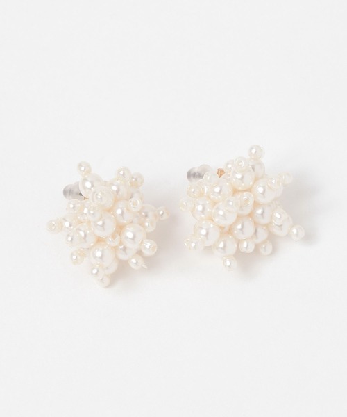 niko and...(ニコアンド)の「メニービーズピアス(ピアス(両耳用)・レディース・グレー/ホワイト・0)」の5枚目の写真