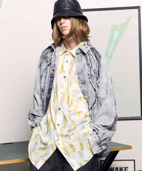 MAISON SPECIAL メゾンスペシャル　シャツ MAISON SPECIAL（メゾンスペシャル）の「Denim Oversized Shirt