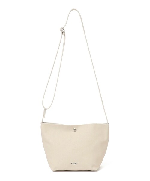 ORCIVAL(オーシバル)の「ORCIVAL: キャンバス ショルダー バッグ(ショルダーバッグ・レディース・ダークグレー/オフホワイト・ONE SIZE)」の6枚目の写真