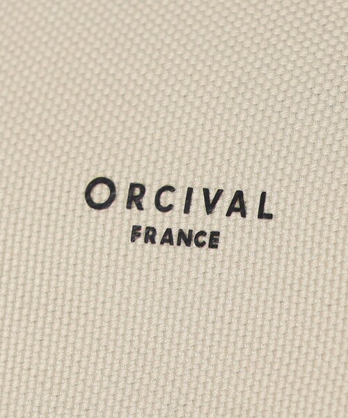 ORCIVAL(オーシバル)の「ORCIVAL: キャンバス ショルダー バッグ(ショルダーバッグ・レディース・ダークグレー/オフホワイト・ONE SIZE)」の9枚目の写真