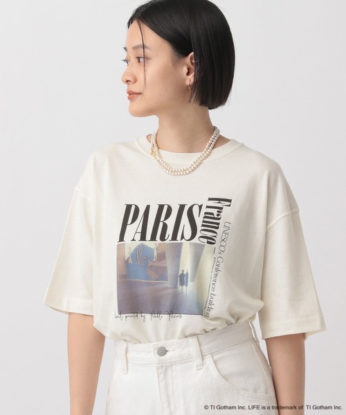 A part by(アパートバイ)の「【別注】LIFEフォトルーズTEE(Tシャツ/カットソー・レディース・オフホワイト/ホワイト系その他5・FREE)」の9枚目の写真