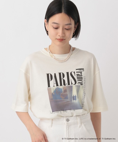 A part by(アパートバイ)の「【別注】LIFEフォトルーズTEE(Tシャツ/カットソー・レディース・オフホワイト/ホワイト系その他5・FREE)」の10枚目の写真