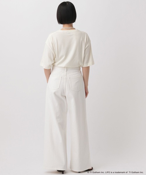 A part by(アパートバイ)の「【別注】LIFEフォトルーズTEE(Tシャツ/カットソー・レディース・オフホワイト/ホワイト系その他5・FREE)」の14枚目の写真