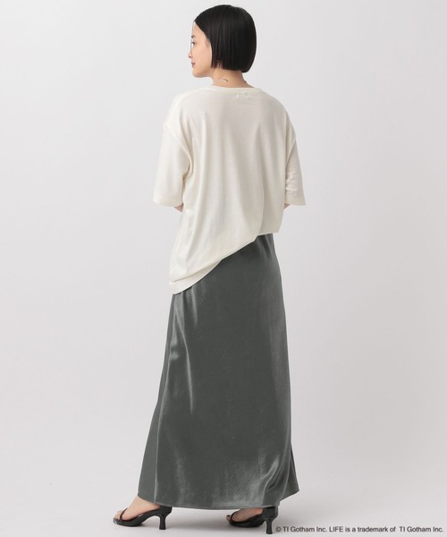 A part by(アパートバイ)の「【別注】LIFEフォトルーズTEE(Tシャツ/カットソー・レディース・オフホワイト/ホワイト系その他5・FREE)」の5枚目の写真