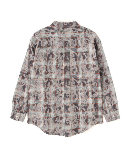 DANKE SCHON(ダンケシェーン)の「【WEB&DEPOT限定】DankeSchon/ダンケシェーン/BLEACH CHECK LSH(シャツ/ブラウス・レディース・レッド/グレー・F)」の7枚目の写真