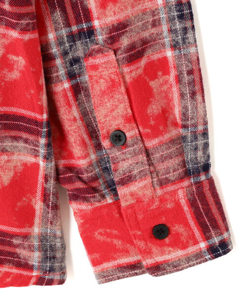 DANKE SCHON(ダンケシェーン)の「【WEB&DEPOT限定】DankeSchon/ダンケシェーン/BLEACH CHECK LSH(シャツ/ブラウス・レディース・レッド/グレー・F)」の16枚目の写真