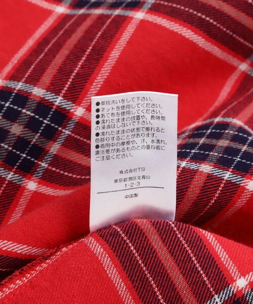 DANKE SCHON(ダンケシェーン)の「【WEB&DEPOT限定】DankeSchon/ダンケシェーン/BLEACH CHECK LSH(シャツ/ブラウス・レディース・レッド/グレー・F)」の19枚目の写真