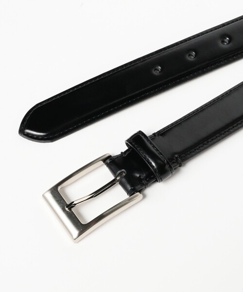 BEAMS（ビームス）の「BEAMS / ガラスレザーベルト（ベルト・メンズ・ダークブラウン/ブラック・LARGE/MEDIUM）」の5枚目の写真