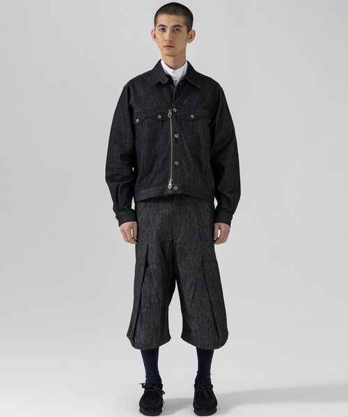 D.Nart.Ampta（ディーナ―トアンプタ）の「D.Nart.Ampta(ディー・ナート・アンプタ)Denim Jacket デニムジャケット（デニムジャケット・メンズ・ブラック/インディゴブルー・S/M）」の5枚目の写真