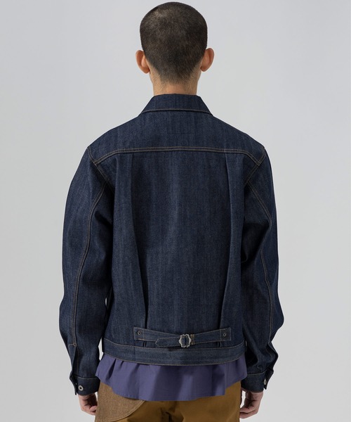 D.Nart.Ampta（ディーナ―トアンプタ）の「D.Nart.Ampta(ディー・ナート・アンプタ)Denim Jacket デニムジャケット（デニムジャケット・メンズ・ブラック/インディゴブルー・S/M）」の8枚目の写真
