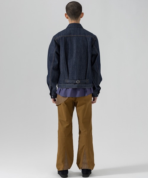 D.Nart.Ampta（ディーナ―トアンプタ）の「D.Nart.Ampta(ディー・ナート・アンプタ)Denim Jacket デニムジャケット（デニムジャケット・メンズ・ブラック/インディゴブルー・S/M）」の10枚目の写真