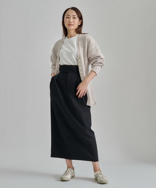 AKIRANAKA（アキラナカ）の「【AKIRANAKA/アキラナカ】別注 Tweed Like Knit Cardigan/ツイードライクニットカーディガン（カーディガン/ボレロ・レディース・ブラック/ブルー/ベージュ・2）」の14枚目の写真