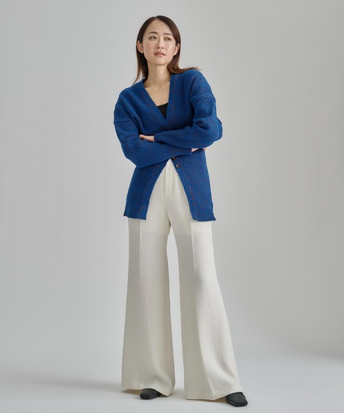 AKIRANAKA/アキラナカ】別注 Tweed Like Knit Cardigan/ツイード