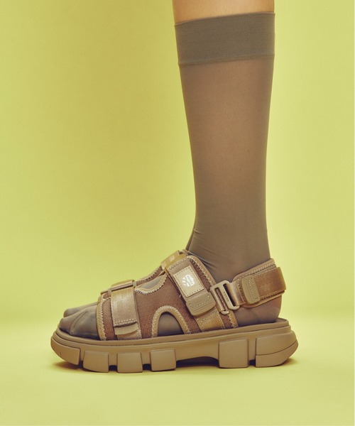 SHAKA(シャカ)の「SHAKA サンダル CHILL OUT SF チル アウト エスエフ 2WAY(サンダル・レディース・ブラック/キナリ/ナチュラル・24/23/26/25/22/28/27)」の1枚目の写真