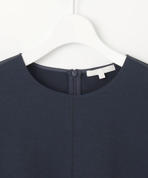 自由区（ジユウク）の「ハイツイストポンチペプラム カットソー（Tシャツ/カットソー・レディース・ダルブルー系/ライトグレー系/ネイビー系/アイボリー系・44/46）」の17枚目の写真