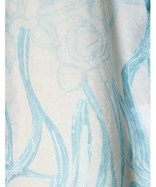 RUMCHE（ラムシェ）の「Marble Grace Sheer Blouse / マーブルグレースシアーブラウス（シャツ/ブラウス・レディース・ブルー・FREE）」の9枚目の写真