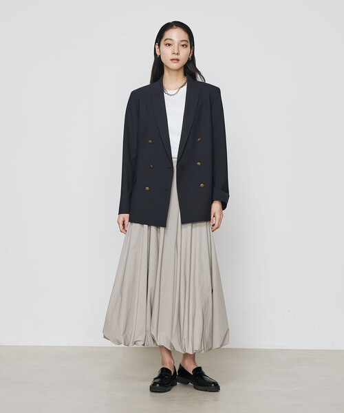 COMME CA（コムサ）の「アルビ二スタスムース強シルケット プルオーバー/半袖（Tシャツ/カットソー・レディース・ブラック/キャメル/ホワイト・9号/11号）」の11枚目の写真