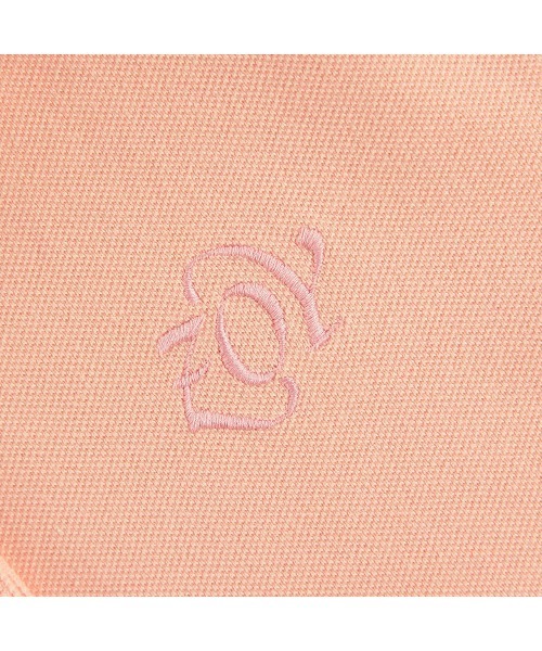 ZOY(ゾーイ)の「WOMENS 30/2コーマ鹿の子ガーメントダイ 半袖ポロシャツ(ポロシャツ・レディース・ブルー系/ホワイト/シャーベット/ホワイト系・MEDIUM/LARGE/SMALL)」の10枚目の写真