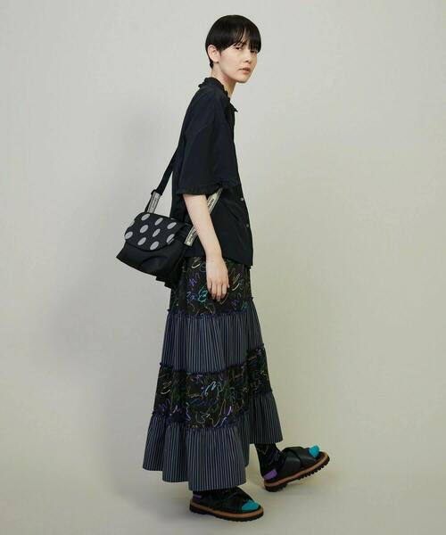 FRAPBOIS（フラボア）の「リフレクドット メッセンジャーバッグ（ショルダーバッグ・レディース・ブラック/グレー・FREE）」の8枚目の写真