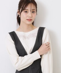 couture brooch | 【大人可愛い・通勤】フラワーエンブロニット(ニット/セーター)