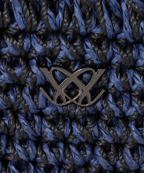 amaca（アマカ）の「ペーパートートバッグ（トートバッグ・レディース・ホワイト/パープル系その他2/ダークネイビー・FREE）」の16枚目の写真