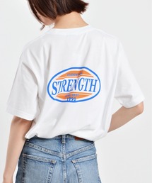【MODISH GAZE】STRENGTHオーバルロゴTシャツ