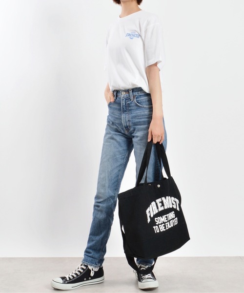 MODISH GAZE(モディシュガゼ)の「【MODISH GAZE】STRENGTHオーバルロゴTシャツ(Tシャツ/カットソー・レディース・ブラック/ホワイト・LARGE)」の21枚目の写真