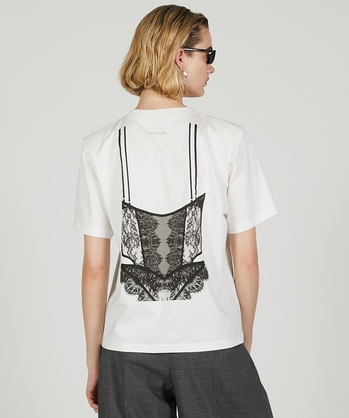 tシャツ トロンプルイユランジェリーTEE / Trombouille Lingerie Tee レディース トロンプルイユランジェリーTEE / Trombouille Lingerie Tee（T
