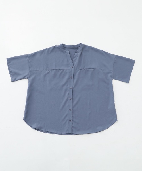 n'OrLABEL(ノアールレーベル)の「【機能素材】『スキッパーシャツ』(シャツ/ブラウス・レディース・ブルー/オフホワイト/ブラック・FREE)」の21枚目の写真