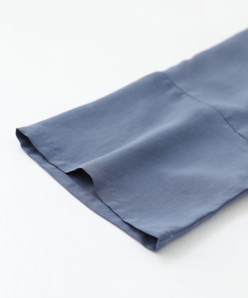 n'OrLABEL(ノアールレーベル)の「【機能素材】『スキッパーシャツ』(シャツ/ブラウス・レディース・ブルー/オフホワイト/ブラック・FREE)」の4枚目の写真