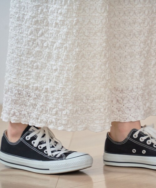 coen(コーエン)の「カットレースナロースカート(スカート・レディース・オフホワイト/ブラック/コバルトブルー・FREE)」の22枚目の写真