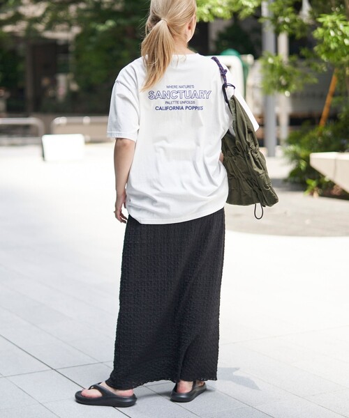 coen(コーエン)の「カットレースナロースカート(スカート・レディース・オフホワイト/ブラック/コバルトブルー・FREE)」の6枚目の写真